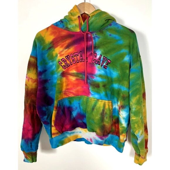 Crystal Cave Kutztown / Reading PA Tie Dye Hoodie Size Medium - Picture 1 of 5